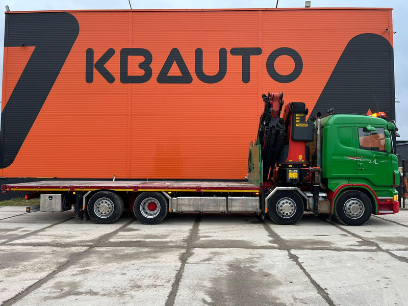 Scania R 480 8x2*6 PK 65002 + JIB / PLATFORM L=7518 mm - 栏板式/ 平板卡车, 起重车:图5 Scania R 480 8x2*6 PK 65002 + JIB / PLATFORM L=7518 mm - 栏板式/ 平板卡车, 起重车:图5