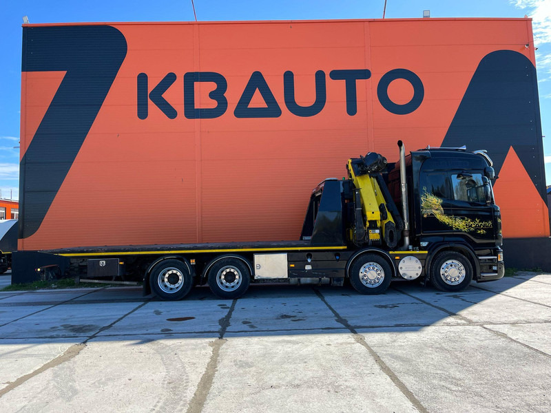 Scania R 560 8x4 PK 34002 / WINCH / FALCOM FAS 12000 / PLATFORM L=6564 mm - 栏板式/ 平板卡车, 起重车:图4 Scania R 560 8x4 PK 34002 / WINCH / FALCOM FAS 12000 / PLATFORM L=6564 mm - 栏板式/ 平板卡车, 起重车:图4