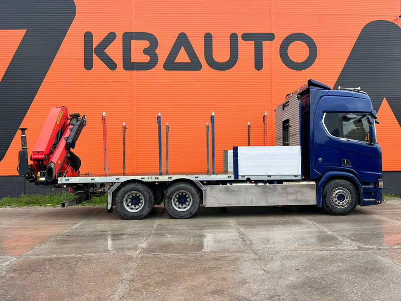 Scania R 650 6x4 PK 24001 / PLATFORM L=6800 mm - 栏板式/ 平板卡车, 起重车:图5 Scania R 650 6x4 PK 24001 / PLATFORM L=6800 mm - 栏板式/ 平板卡车, 起重车:图5