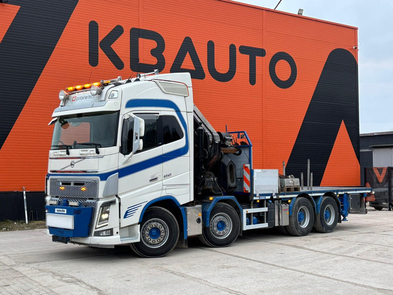 Volvo FH 16 650 8x4 HIAB 855E-7 / PLATFORM L=6454 mm - 栏板式/ 平板卡车, 起重车:图3 Volvo FH 16 650 8x4 HIAB 855E-7 / PLATFORM L=6454 mm - 栏板式/ 平板卡车, 起重车:图3