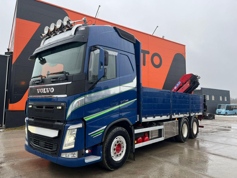 Volvo FH 540 6x4 HMF 2620K-5 / PLATFORM L=6405 mm - 栏板式/ 平板卡车, 起重车:图2 Volvo FH 540 6x4 HMF 2620K-5 / PLATFORM L=6405 mm - 栏板式/ 平板卡车, 起重车:图2