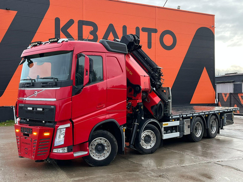Volvo FH 540 8x4 PK 92002 + JIB + WINCH / PLATFORM L=6341-7344 mm extendable - 栏板式/ 平板卡车, 起重车:图2 Volvo FH 540 8x4 PK 92002 + JIB + WINCH / PLATFORM L=6341-7344 mm extendable - 栏板式/ 平板卡车, 起重车:图2