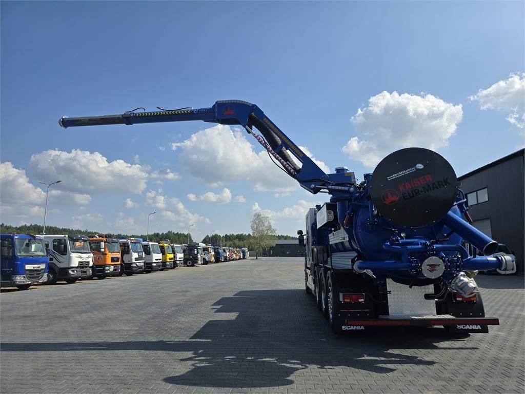 真空车 Scania KAISER EUR-MARK PL 8 Vacuum suction-blowing loader：图29