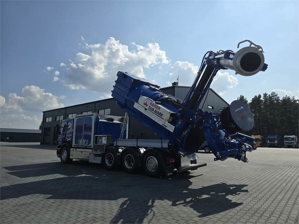 真空车 Scania KAISER EUR-MARK PL 8 Vacuum suction-blowing loader：图36