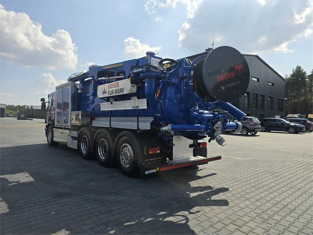 真空车 Scania KAISER EUR-MARK PL 8 Vacuum suction-blowing loader：图5