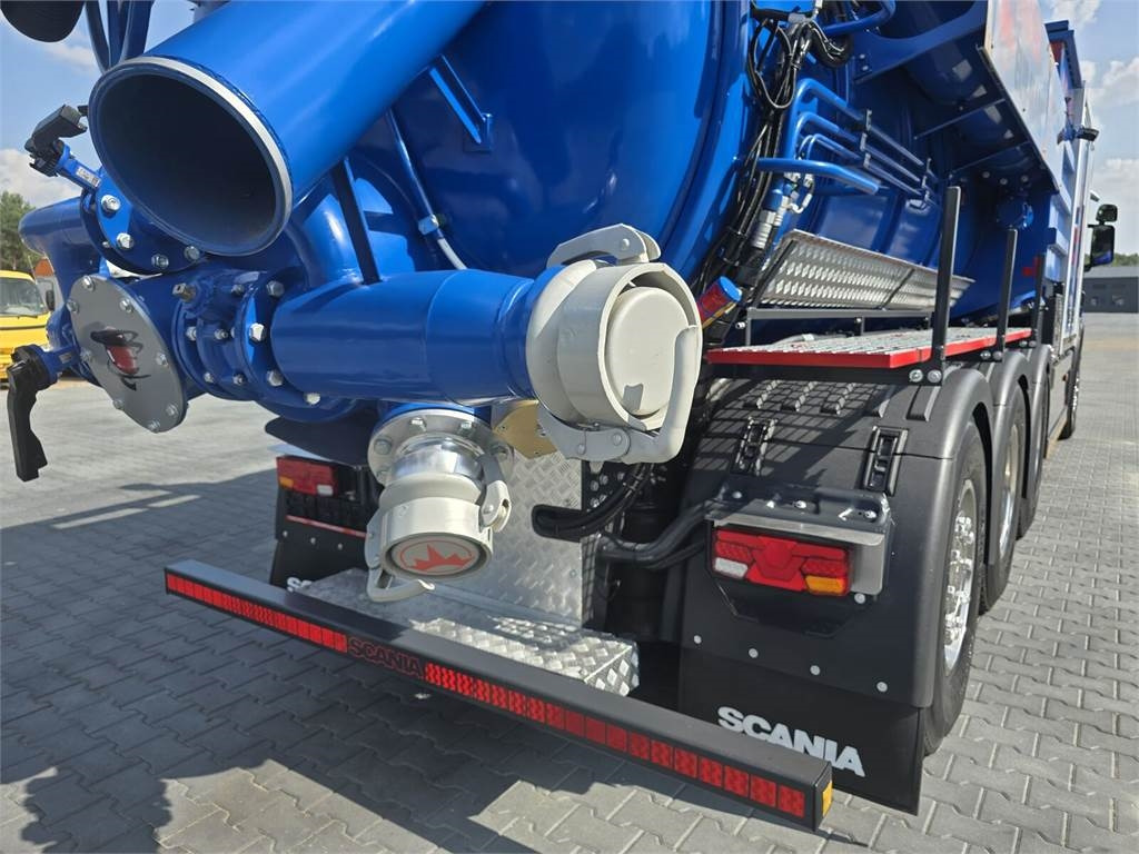 真空车 Scania KAISER EUR-MARK PL 8 Vacuum suction-blowing loader：图18