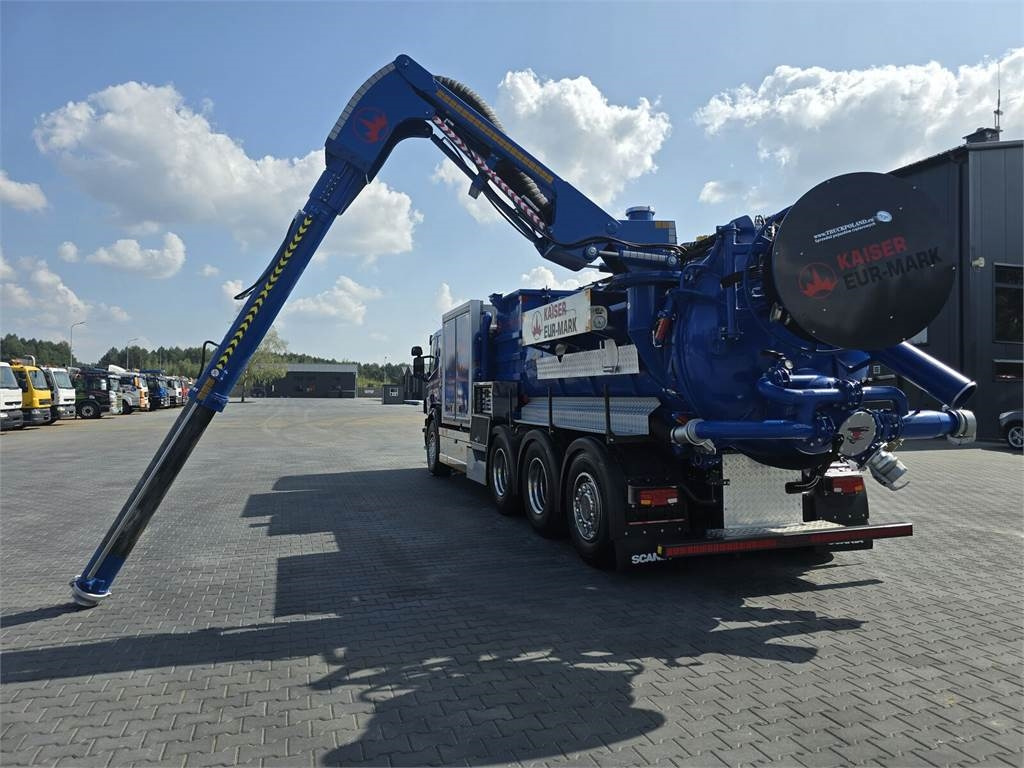 真空车 Scania KAISER EUR-MARK PL 8 Vacuum suction-blowing loader：图30