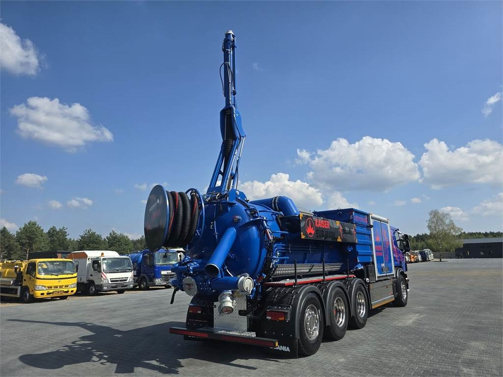 真空车 Scania KAISER EUR-MARK PL 8 Vacuum suction-blowing loader：图27
