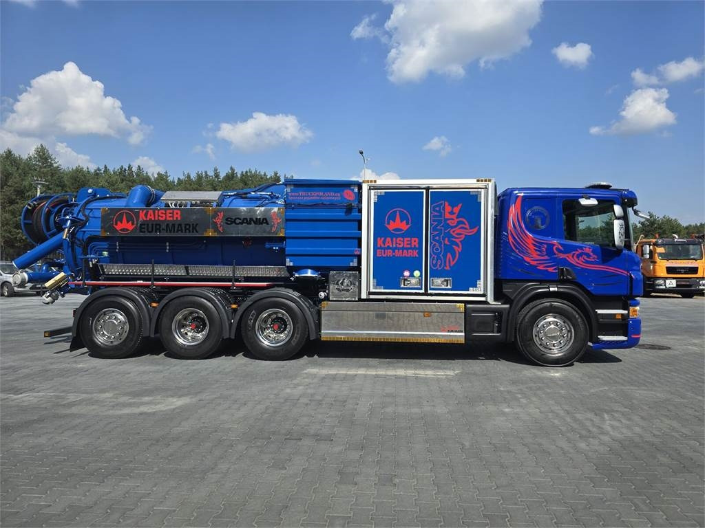 真空车 Scania KAISER EUR-MARK PL 8 Vacuum suction-blowing loader：图7