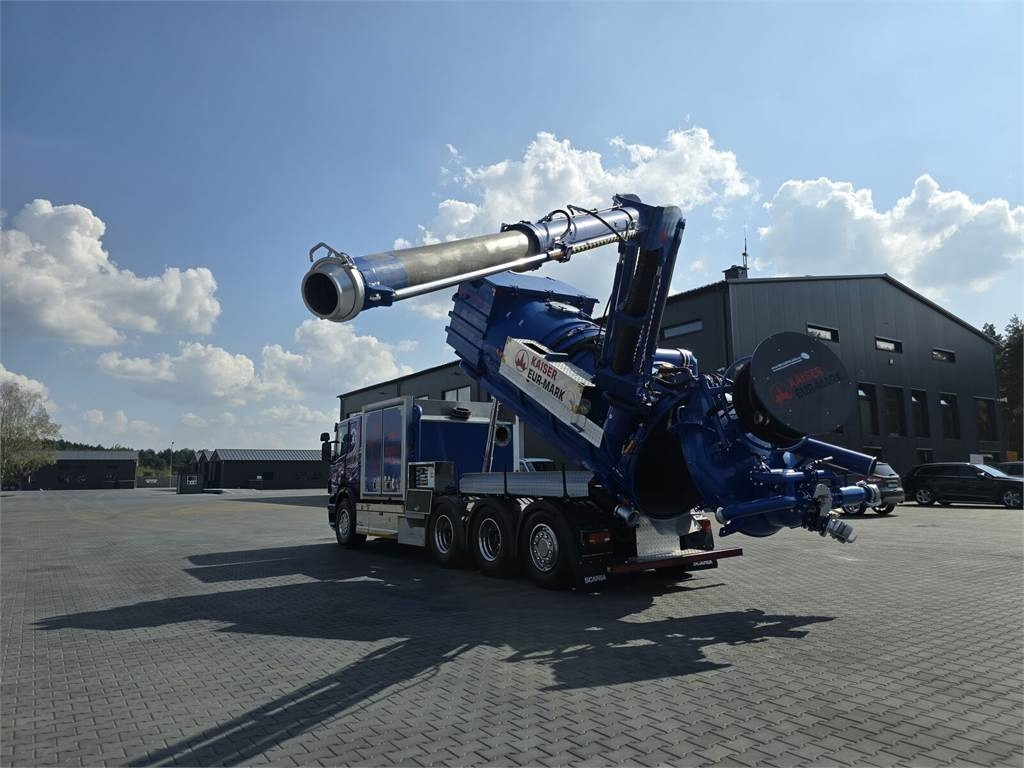真空车 Scania KAISER EUR-MARK PL 8 Vacuum suction-blowing loader：图35