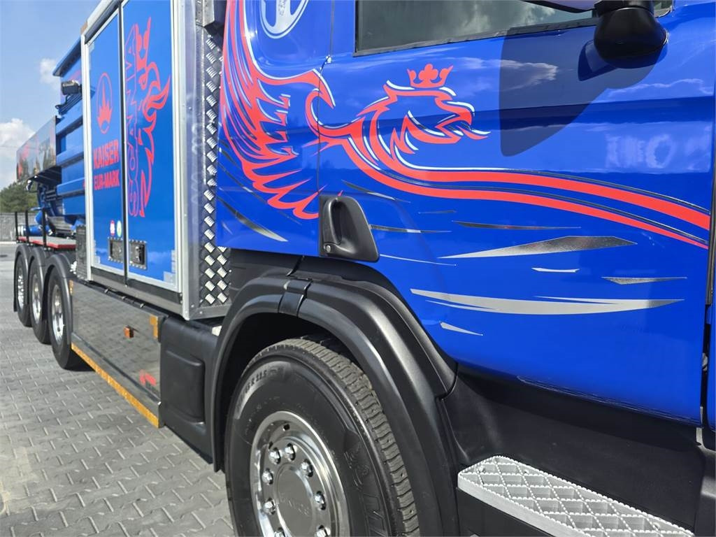 真空车 Scania KAISER EUR-MARK PL 8 Vacuum suction-blowing loader：图8