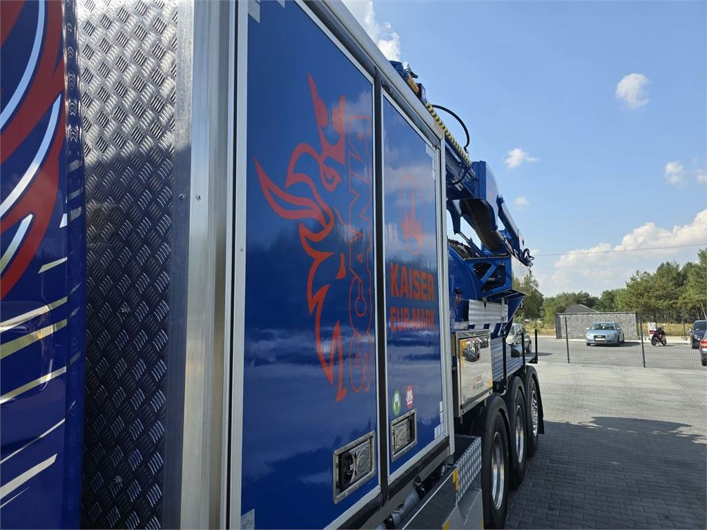 真空车 Scania KAISER EUR-MARK PL 8 Vacuum suction-blowing loader：图11