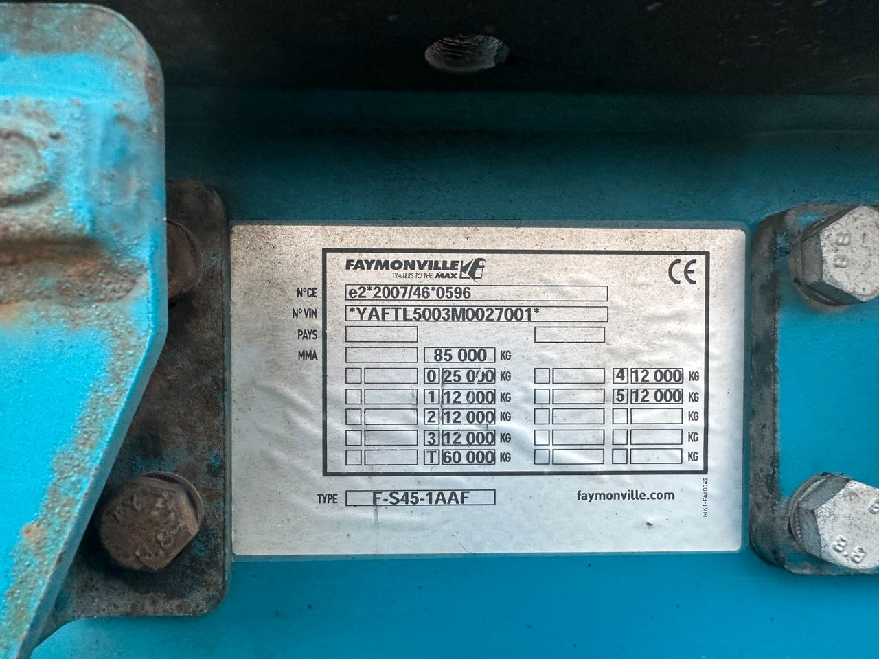 Faymonville 5 achs tieflader / Hydr. Verbreiterung HAUM-V - 低装载半拖车:图3 Faymonville 5 achs tieflader / Hydr. Verbreiterung HAUM-V - 低装载半拖车:图3
