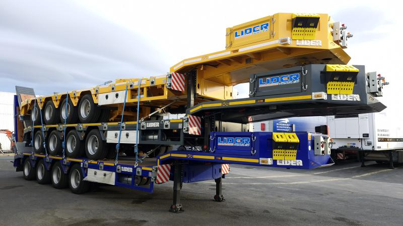 Lider trailer (Export Afrique) Porte-Char lames 4 essieux - 低装载半拖车:图1 Lider trailer (Export Afrique) Porte-Char lames 4 essieux - 低装载半拖车:图1