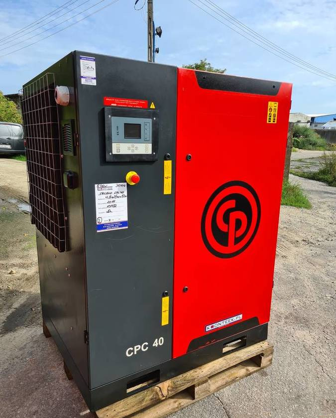 Kompresor śrubowy Chicago Pneumatic CPC 40 30 kw, Atlas Copco - 空气压缩机:图2 Kompresor śrubowy Chicago Pneumatic CPC 40 30 kw, Atlas Copco - 空气压缩机:图2