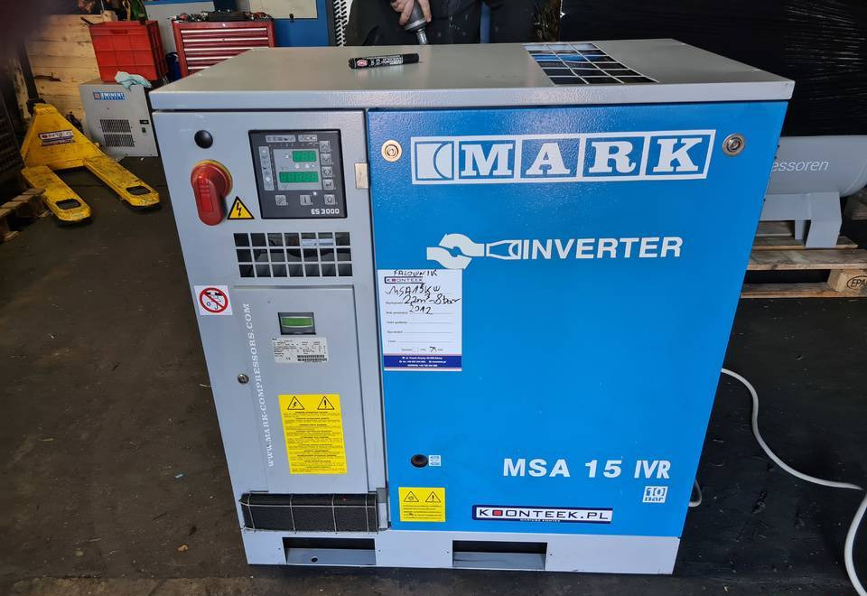 Kompresor śrubowy MARK MSA IVR 15, 15 kw - 空气压缩机:图1 Kompresor śrubowy MARK MSA IVR 15, 15 kw - 空气压缩机:图1