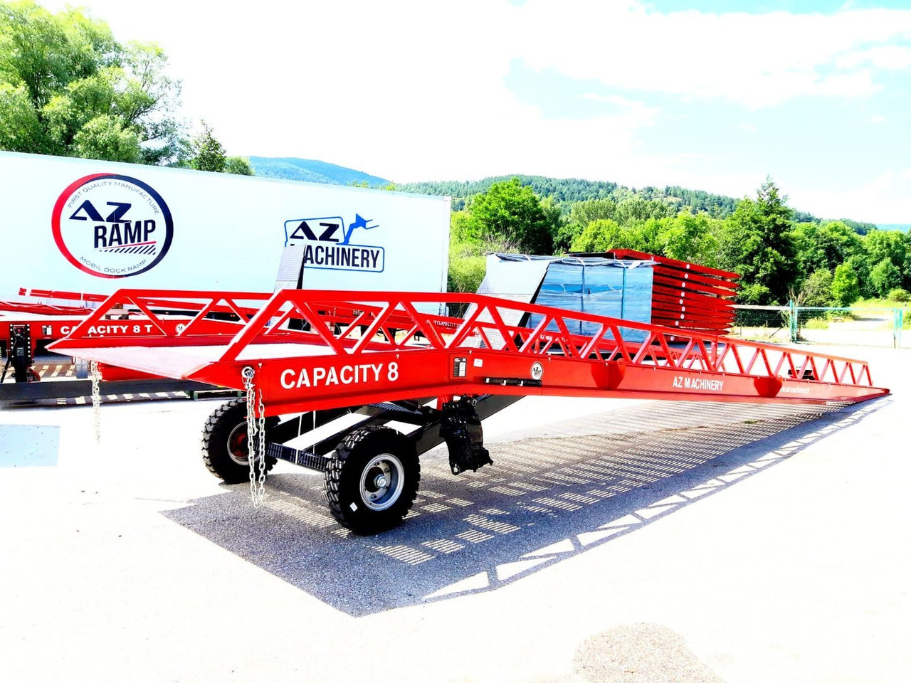 新的 装载坡道 AZ RAMP-EASY XL-8 LS. Long slope Mobil Loading Ramp 8 t Capacity：图7