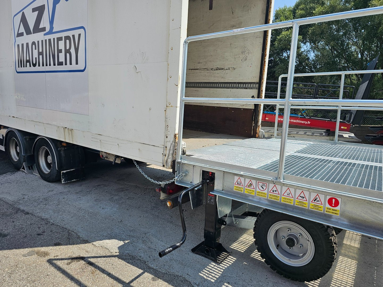 新的 装载坡道 Large Mobile dock ramp, uncouplable AZ RAMP - KING VERSION, BIG FOOT  L20 T-INOX：图13