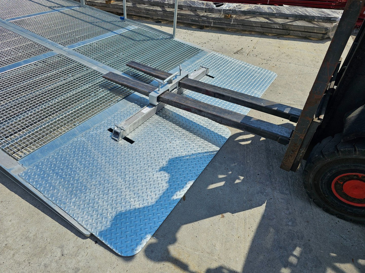 新的 装载坡道 Large Mobile dock ramp, uncouplable AZ RAMP - KING VERSION, BIG FOOT  L20 T-INOX：图9