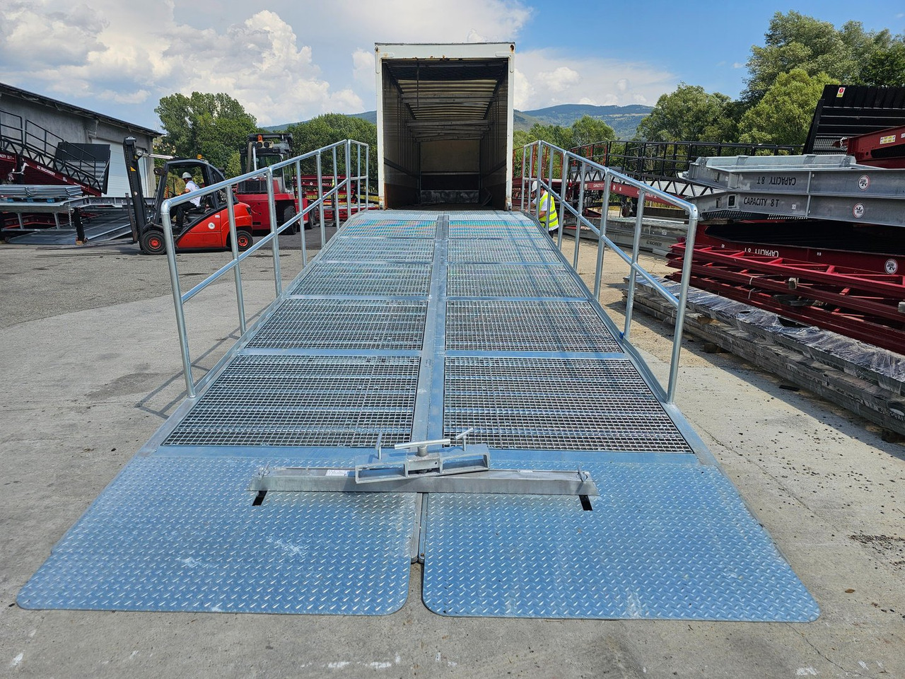 新的 装载坡道 Large Mobile dock ramp, uncouplable AZ RAMP - KING VERSION, BIG FOOT  L20 T-INOX：图8