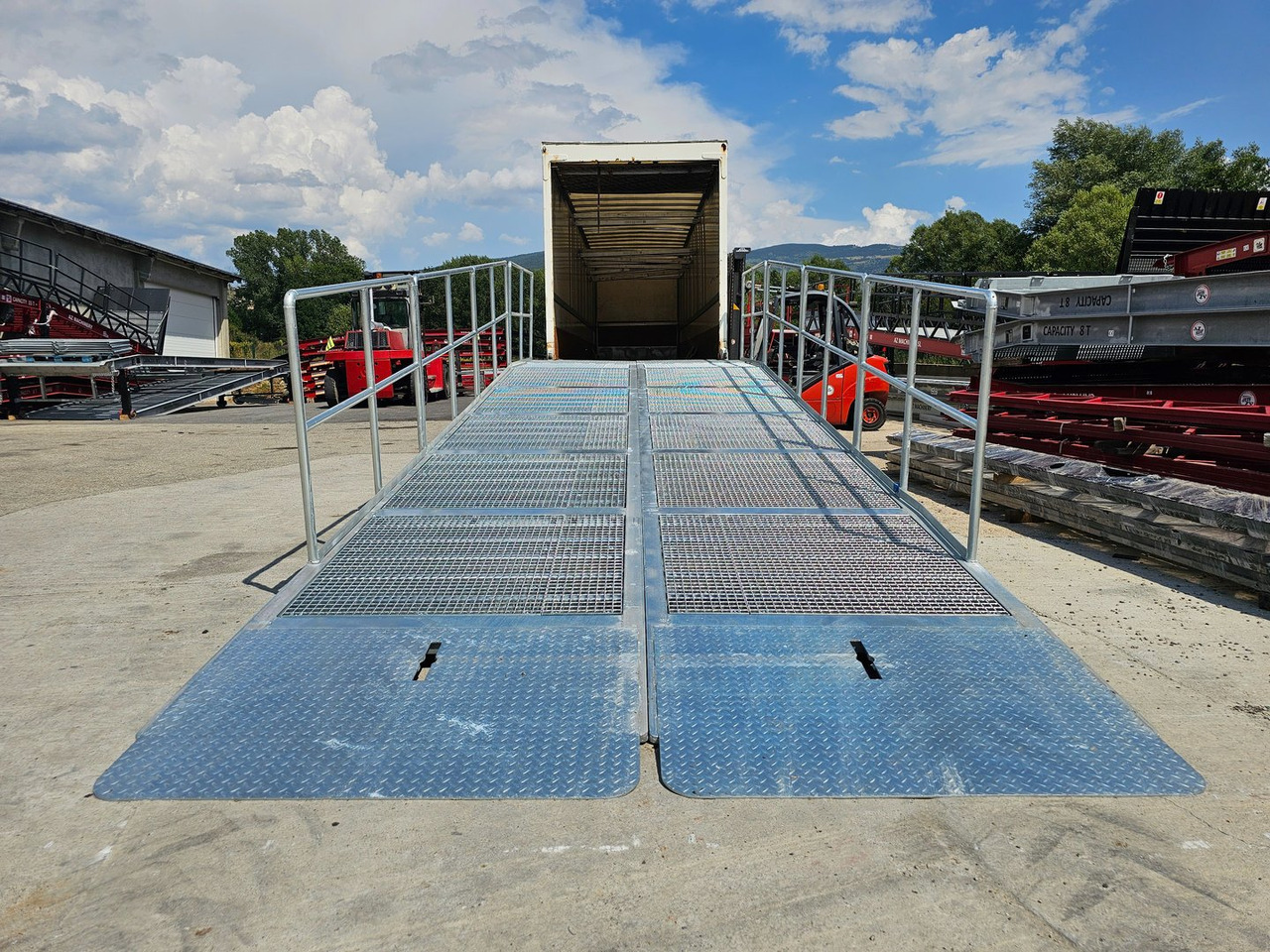 新的 装载坡道 Large Mobile dock ramp, uncouplable AZ RAMP - KING VERSION, BIG FOOT  L20 T-INOX：图7