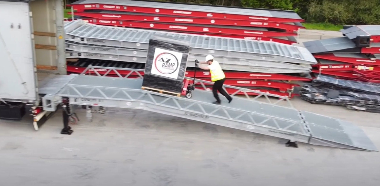 新的 装载坡道 Loading Ramp with with hydraulic tilting bridge -  AZ RAMP - STAR- 12T FULL GALVA：图7
