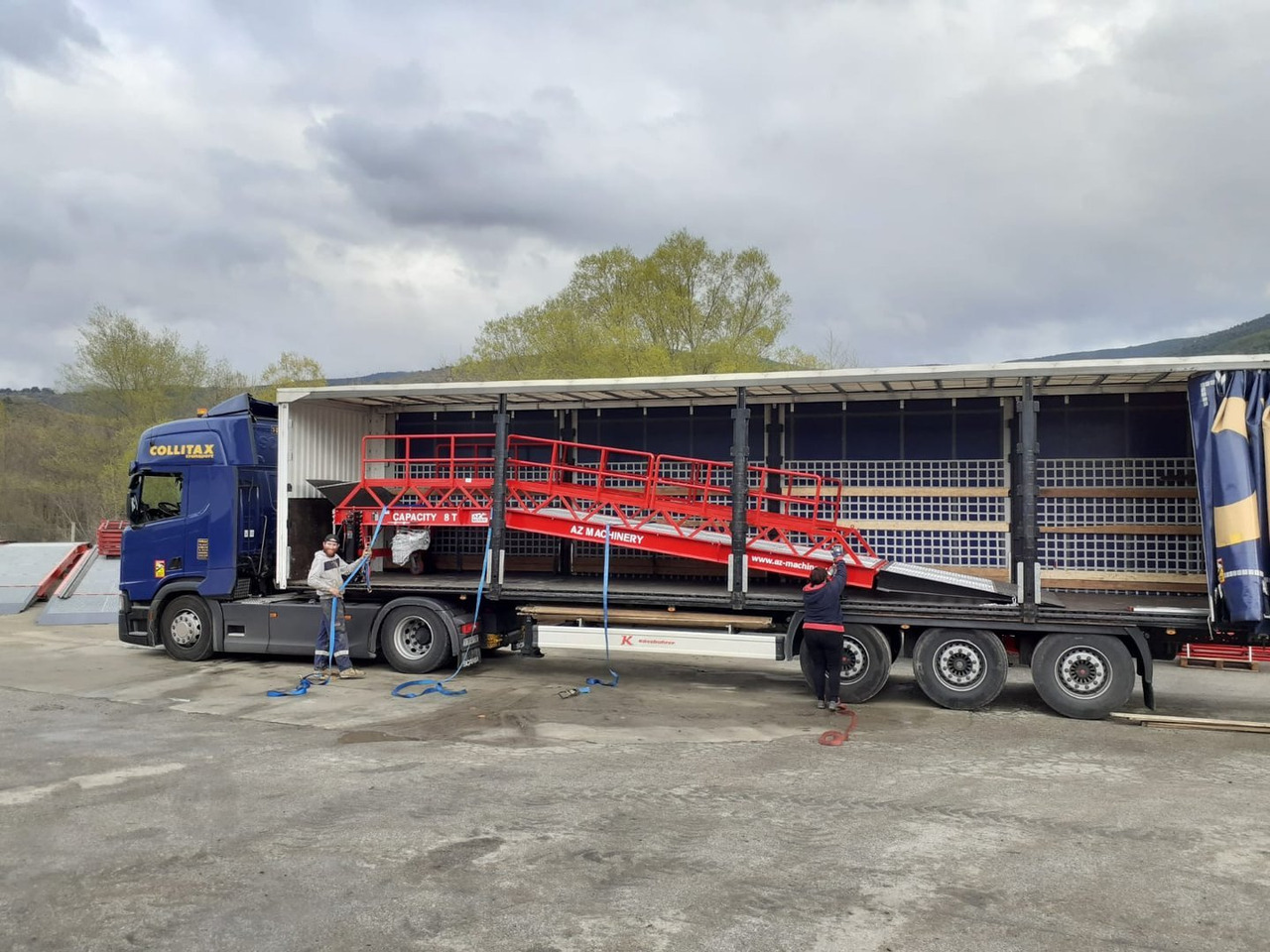 新的 装载坡道 Loading Ramp with with hydraulic tilting bridge -  AZ RAMP - STAR-RL- 20T. 20 ton capacity：图15