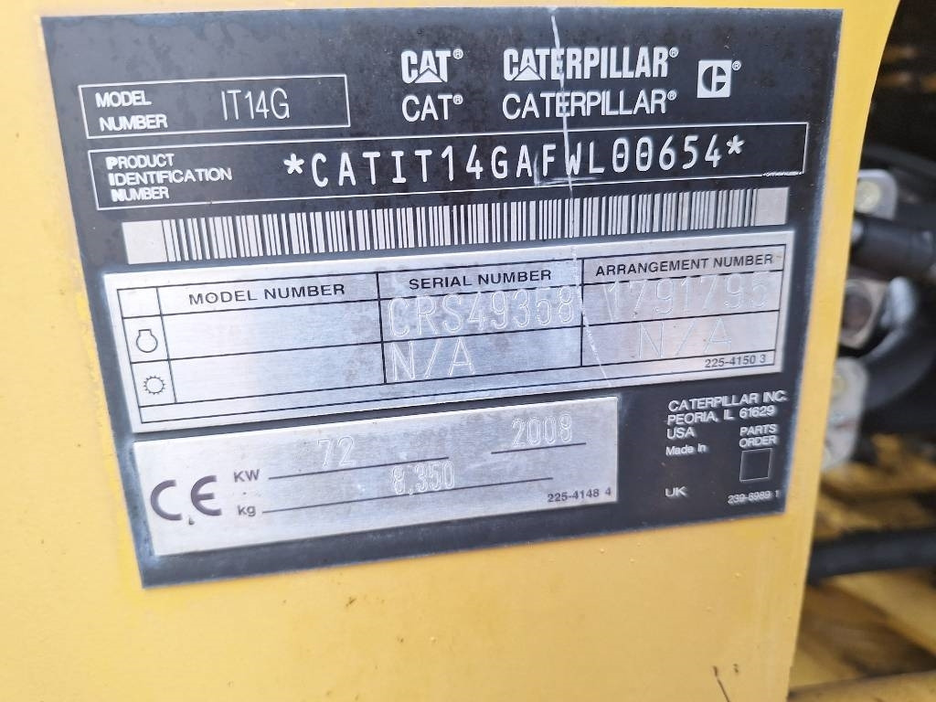 轮式装载机 CAT IT 14 G Muuttoale!：图43