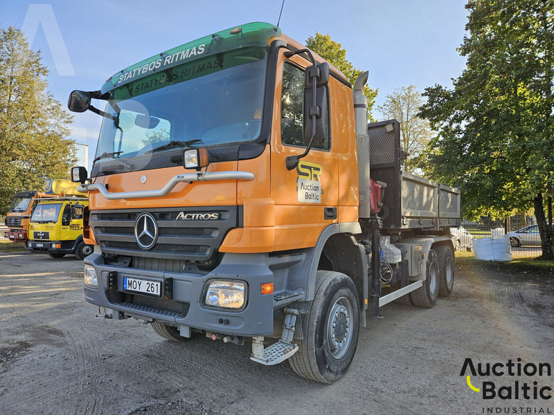 Mercedes-Benz Actros 1844 - 翻斗车, 起重车:图2 Mercedes-Benz Actros 1844 - 翻斗车, 起重车:图2