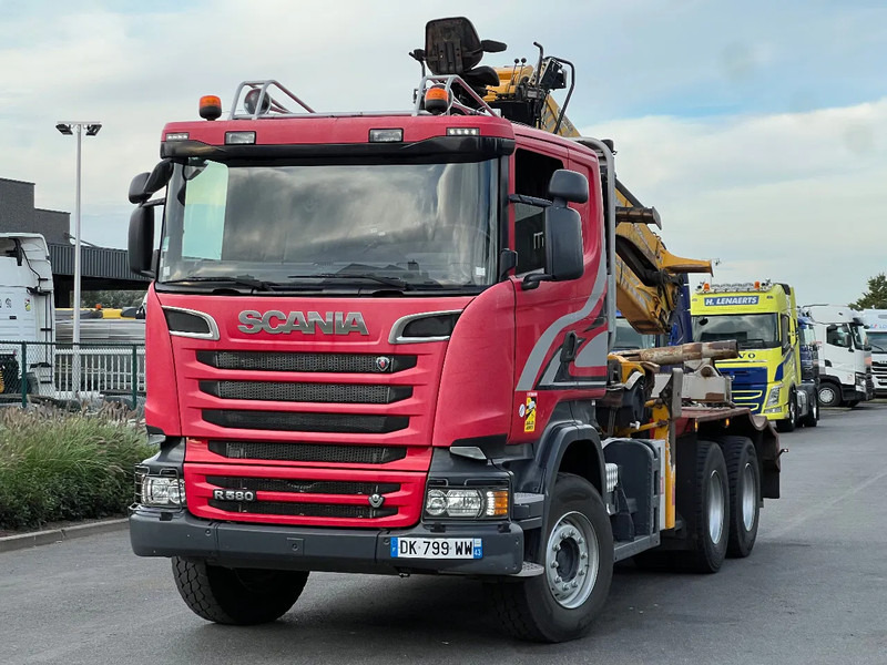 Scania R580 6x4 full steel*3pedal opticruise*R580 V8* - 木材运输车:图1 Scania R580 6x4 full steel*3pedal opticruise*R580 V8* - 木材运输车:图1