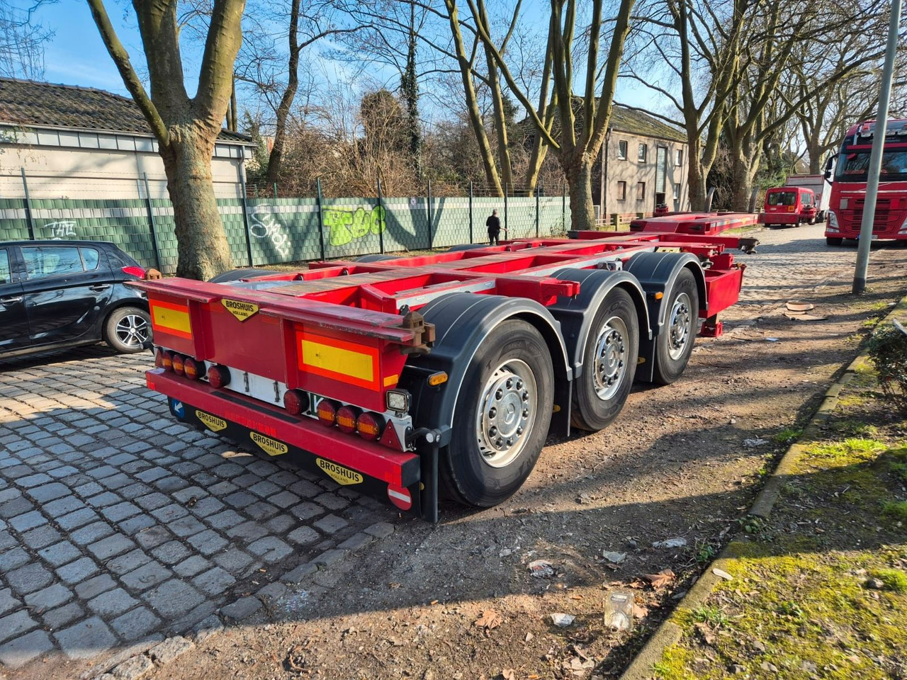 Broshuis Container Chassis - MFCC-HD - Ausziehbar - 栏板式/ 平板半拖车:图4 Broshuis Container Chassis - MFCC-HD - Ausziehbar - 栏板式/ 平板半拖车:图4