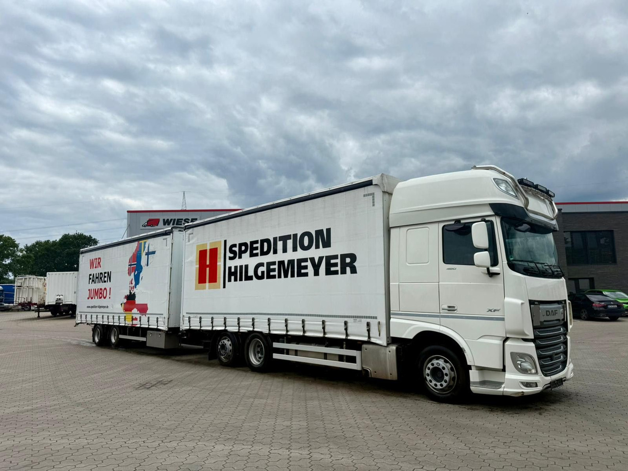 DAF XF 480 FAN LowDeck 6x2 Jumbo Inklusive Anhänger - 侧帘卡车:图1 DAF XF 480 FAN LowDeck 6x2 Jumbo Inklusive Anhänger - 侧帘卡车:图1