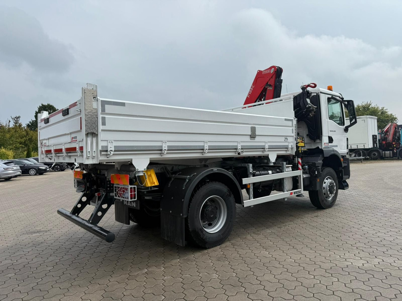 MAN 18.320 4x4 mit Fassi Ladekran Sofort Verfügbar - 起重车:图4 MAN 18.320 4x4 mit Fassi Ladekran Sofort Verfügbar - 起重车:图4