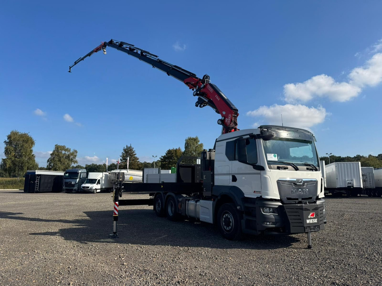 MAN 26.470 6x4-4 Hydrodrive Fassi Kran F545 Jib - 栏板式/ 平板卡车, 起重车:图4 MAN 26.470 6x4-4 Hydrodrive Fassi Kran F545 Jib - 栏板式/ 平板卡车, 起重车:图4