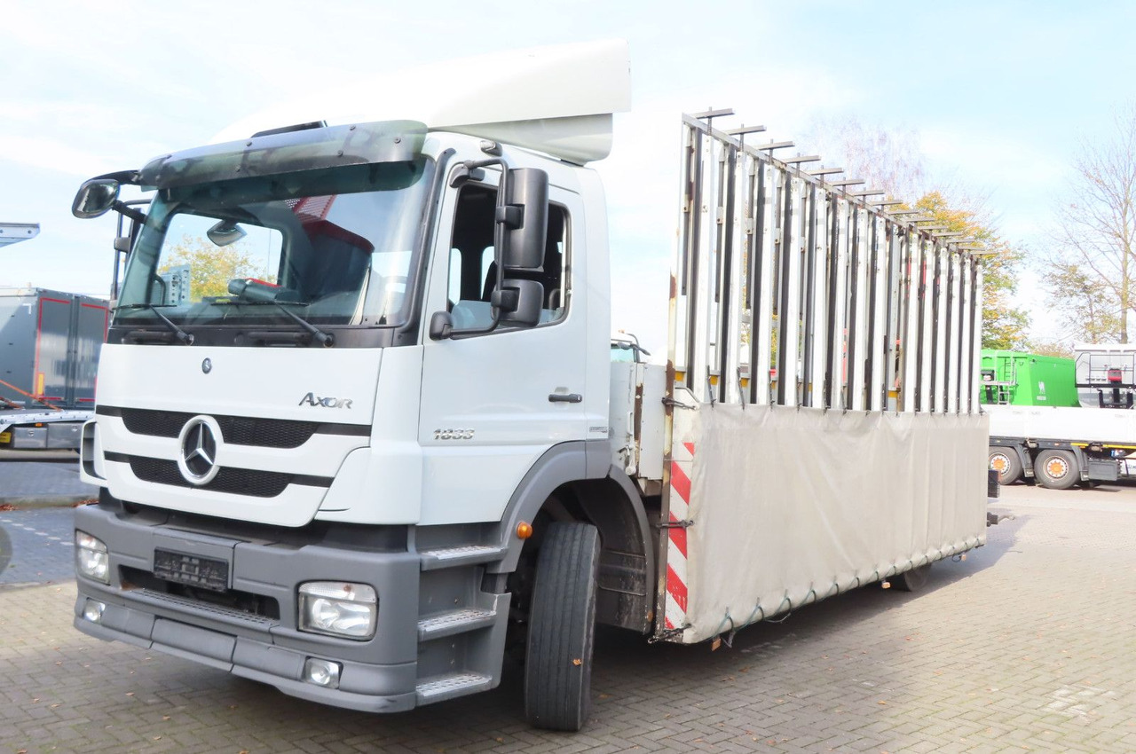 Mercedes-Benz Axor 1833 L - Glastransporter Kran Palfinger - 栏板式/ 平板卡车, 起重车:图2 Mercedes-Benz Axor 1833 L - Glastransporter Kran Palfinger - 栏板式/ 平板卡车, 起重车:图2
