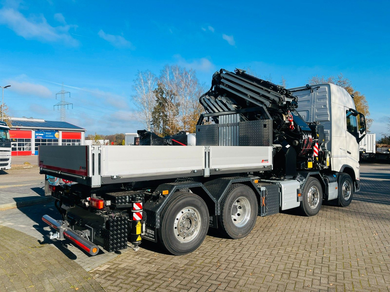 Volvo FH 540 SZM mit F1450 HXP Fly Jib + Winde - 栏板式/ 平板卡车, 起重车:图3 Volvo FH 540 SZM mit F1450 HXP Fly Jib + Winde - 栏板式/ 平板卡车, 起重车:图3