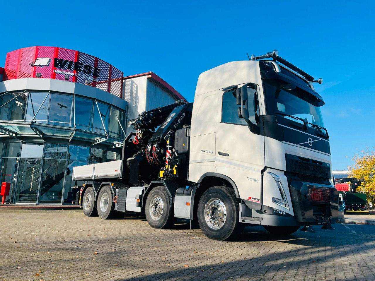 Volvo FH 540 SZM mit F1450 HXP Fly Jib + Winde - 栏板式/ 平板卡车, 起重车:图1 Volvo FH 540 SZM mit F1450 HXP Fly Jib + Winde - 栏板式/ 平板卡车, 起重车:图1