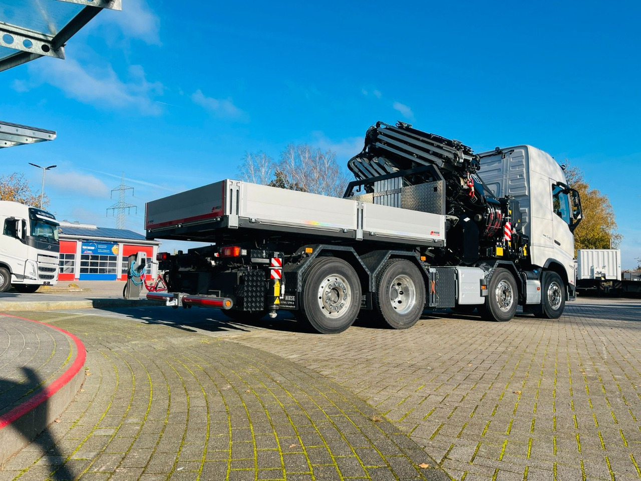 Volvo FH 540 SZM mit F1450 HXP Fly Jib + Winde - 栏板式/ 平板卡车, 起重车:图2 Volvo FH 540 SZM mit F1450 HXP Fly Jib + Winde - 栏板式/ 平板卡车, 起重车:图2