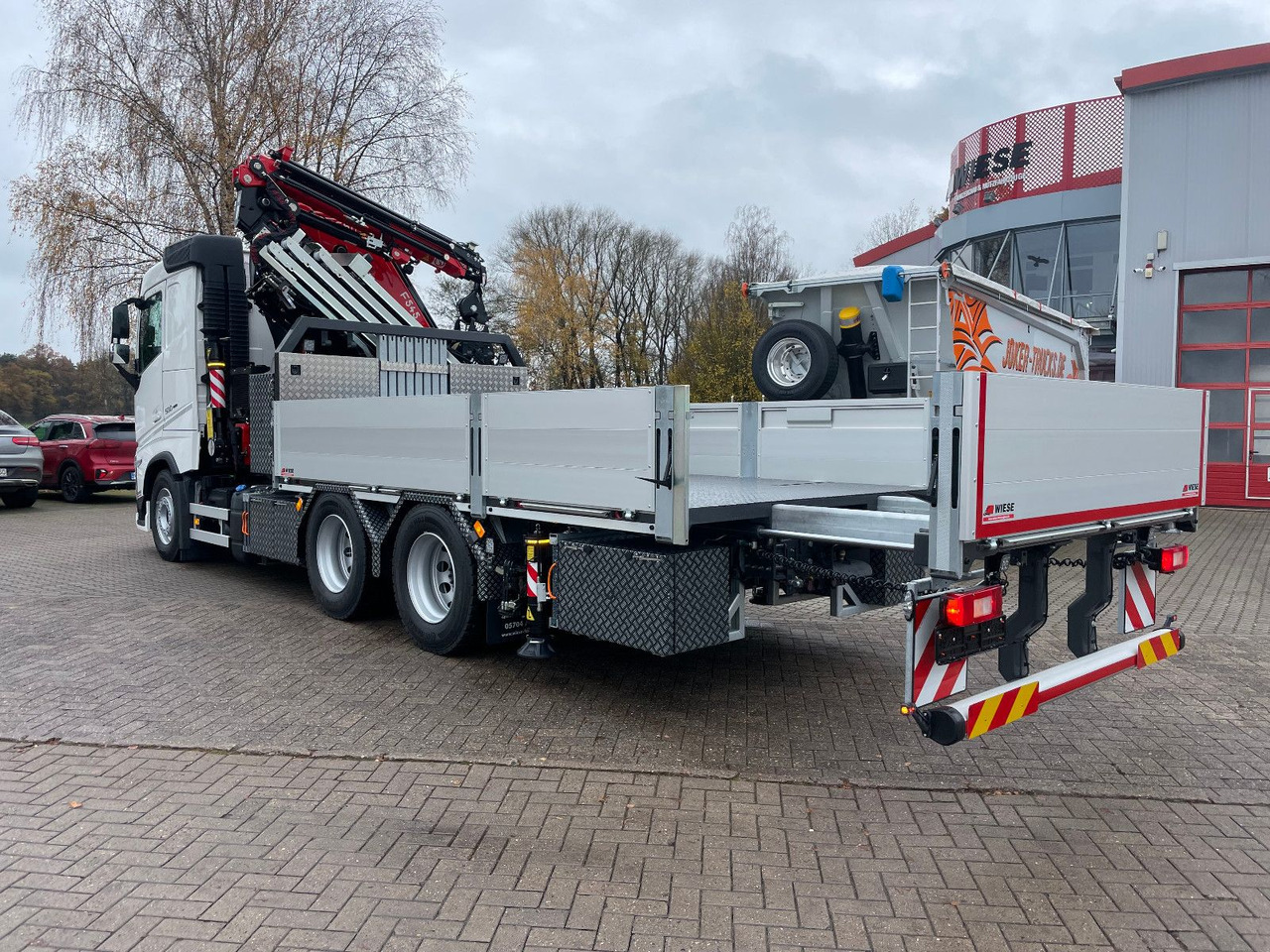 Volvo FH500 6x4 Fassi F545RA 2.27 mit Jib und Winde - 栏板式/ 平板卡车, 起重车:图3 Volvo FH500 6x4 Fassi F545RA 2.27 mit Jib und Winde - 栏板式/ 平板卡车, 起重车:图3