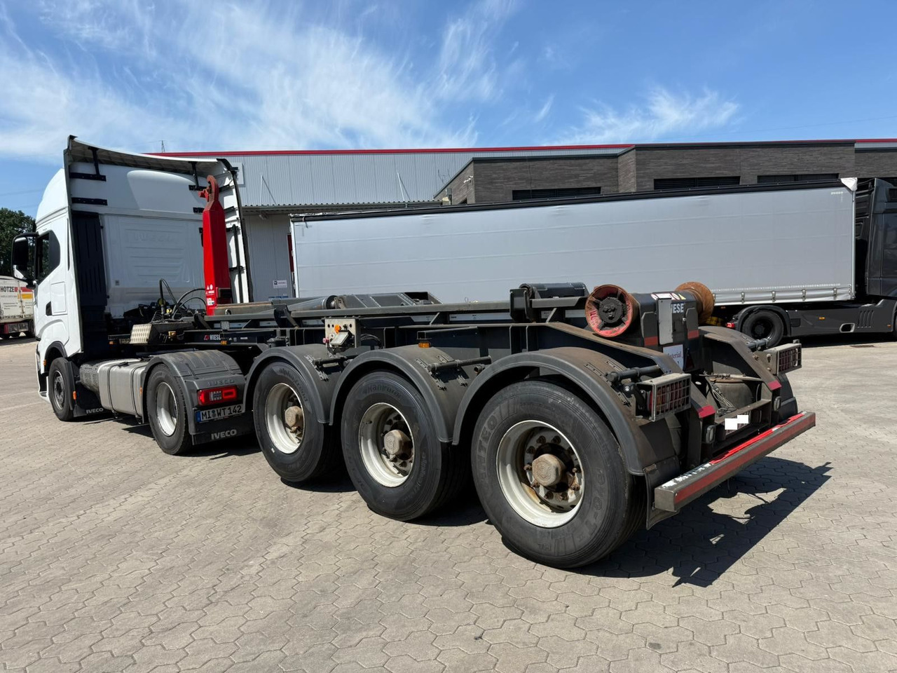 Wiese SA3-36 AK 25 S Auflieger Abrollkipper - 集装箱运输车/ 可拆卸车身的半拖车:图1 Wiese SA3-36 AK 25 S Auflieger Abrollkipper - 集装箱运输车/ 可拆卸车身的半拖车:图1