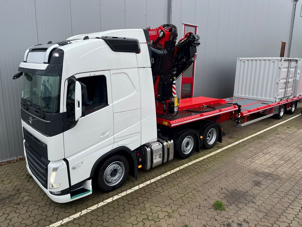Wiese Stufensattel Tieflader mit Kran Fassi F545 Wiese Stufensattel Tieflader mit Kran Fassi F545 - 栏板式/ 平板半拖车:图5 Wiese Stufensattel Tieflader mit Kran Fassi F545 Wiese Stufensattel Tieflader mit Kran Fassi F545 - 栏板式/ 平板半拖车:图5