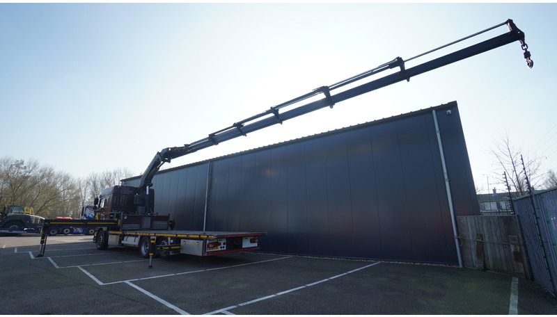 DAF XF 460 6X2 FLATBED TRUCK WITH PALFINGER PK 50002 CRANE - 起重车:图3 DAF XF 460 6X2 FLATBED TRUCK WITH PALFINGER PK 50002 CRANE - 起重车:图3
