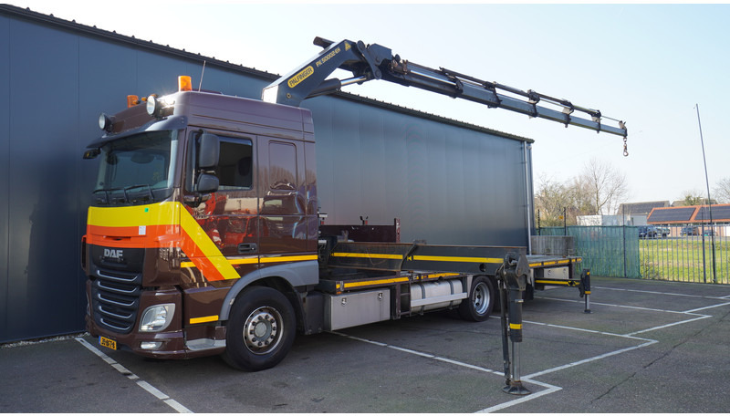 DAF XF 460 6X2 FLATBED TRUCK WITH PALFINGER PK 50002 CRANE - 起重车:图2 DAF XF 460 6X2 FLATBED TRUCK WITH PALFINGER PK 50002 CRANE - 起重车:图2