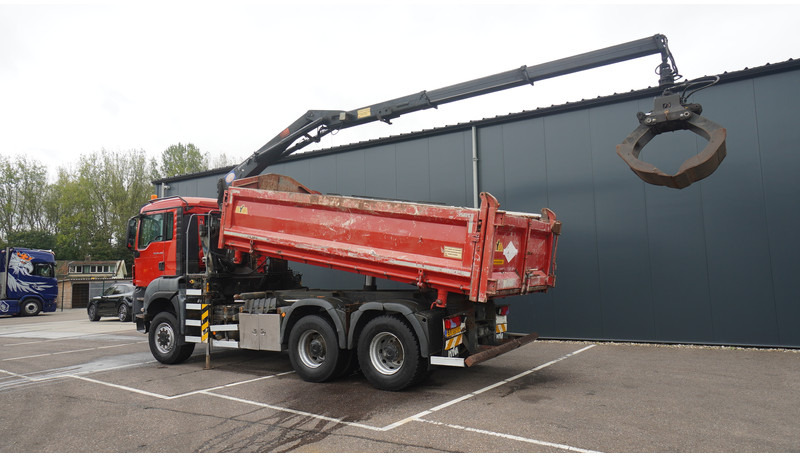 MAN TGS 28.400 6X6 2 SIDE TIPPER WITH HMF 1643 CRANE 376.400KM - 起重车:图4 MAN TGS 28.400 6X6 2 SIDE TIPPER WITH HMF 1643 CRANE 376.400KM - 起重车:图4
