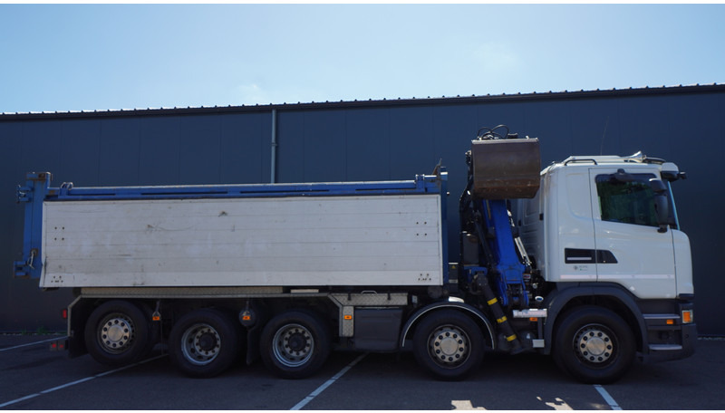 Scania G 490 10X4 CABLE SYSTEM TRUCK WITH PALFINGER Q180Z95TR CRANE - 起重车:图4 Scania G 490 10X4 CABLE SYSTEM TRUCK WITH PALFINGER Q180Z95TR CRANE - 起重车:图4