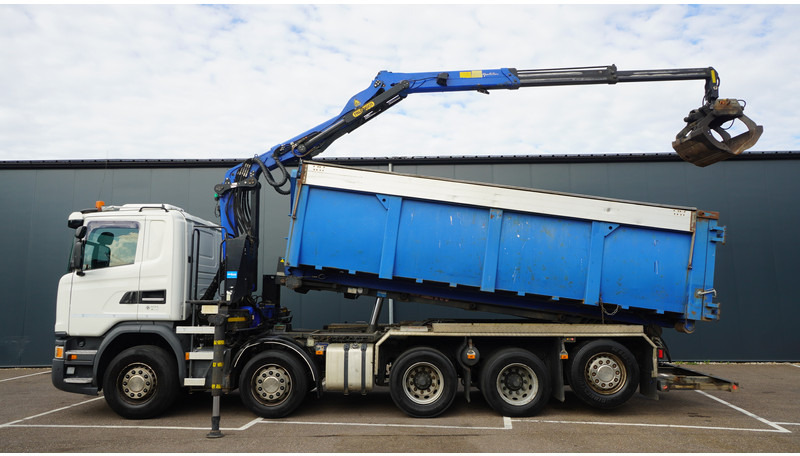 Scania G 490 10X4 CABLE SYSTEM TRUCK WITH PALFINGER Q180Z95TR CRANE - 起重车:图1 Scania G 490 10X4 CABLE SYSTEM TRUCK WITH PALFINGER Q180Z95TR CRANE - 起重车:图1