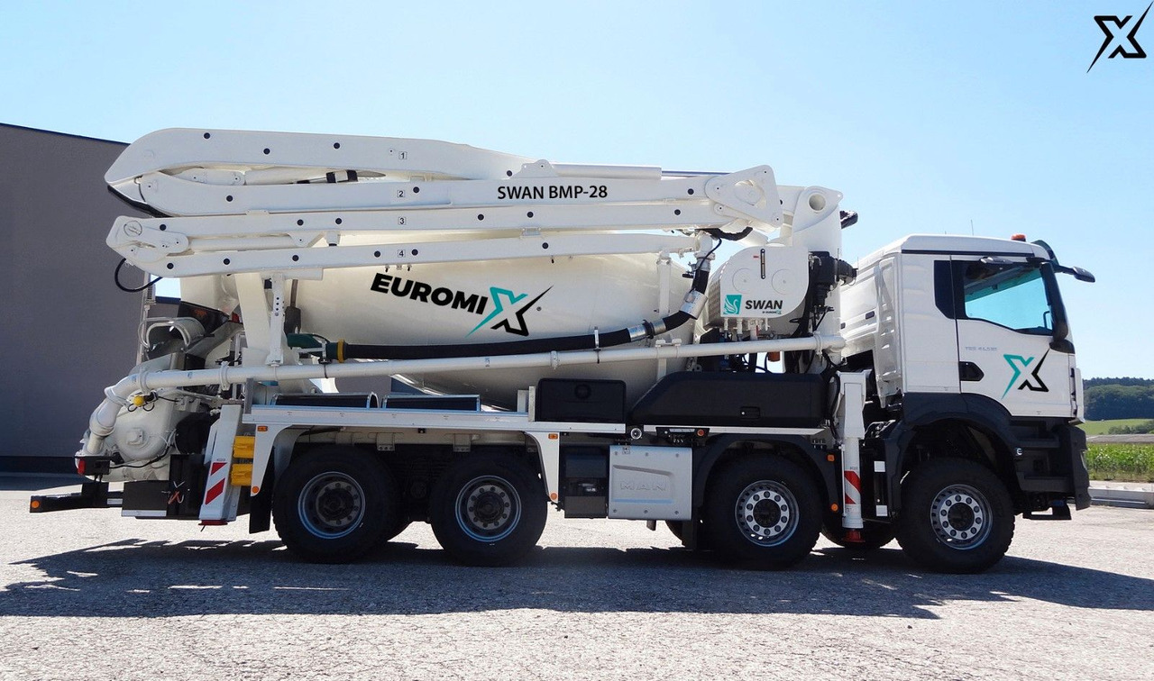 MAN TGS 35.470 BB Fahrmischer Betonpumpe 28m SWAN MAN TGS 35.470 BB Fahrmischer Betonpumpe 28m SWAN - 混凝土泵车:图1 MAN TGS 35.470 BB Fahrmischer Betonpumpe 28m SWAN MAN TGS 35.470 BB Fahrmischer Betonpumpe 28m SWAN - 混凝土泵车:图1
