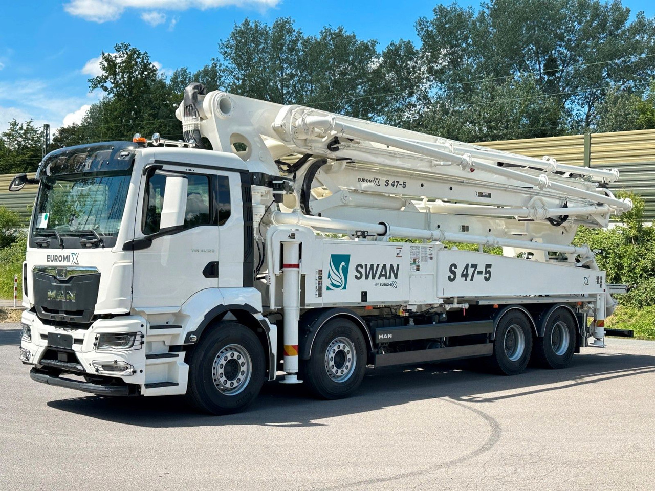 MAN TGS 41.520 8x4 SWAN TSP 47-5 160RZ ( 47m ) - 混凝土搅拌车:图1 MAN TGS 41.520 8x4 SWAN TSP 47-5 160RZ ( 47m ) - 混凝土搅拌车:图1