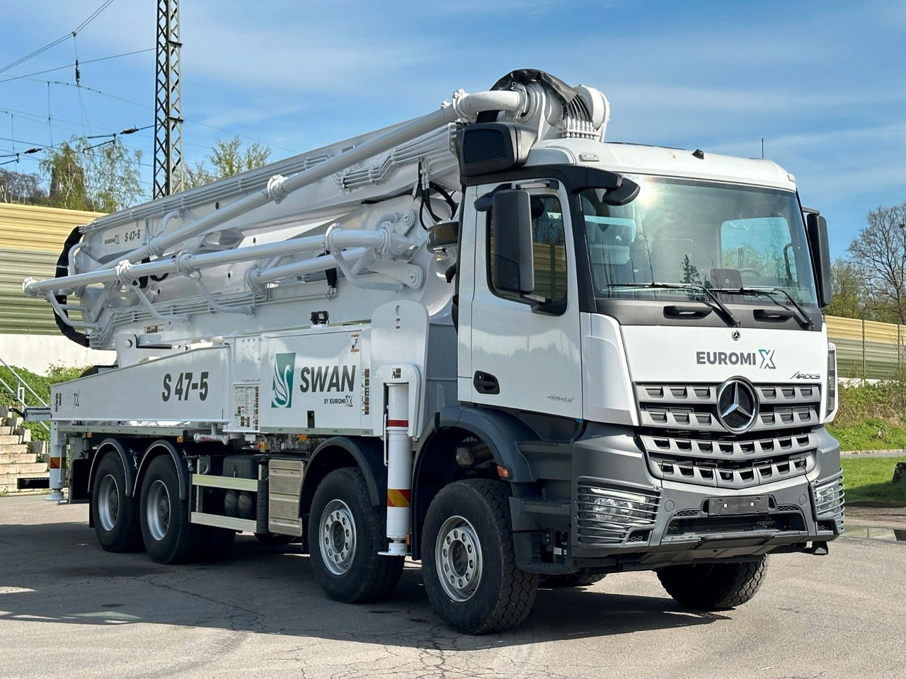 Mercedes-Benz Arocs 5 4542 8x4 SWAN TSP 47-5 160RZ ( 47m ) 租赁 Mercedes-Benz Arocs 5 4542 8x4 SWAN TSP 47-5 160RZ ( 47m )：图22