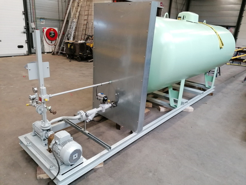 New skid installation 4850 L (4.8 m3) different setups multiple pieces available for sale Gas, lpg, gpl, gaz, propane, butane propane refilling station is used to refill cylinders, suitable for limited land and space. - 燃料箱:图1 New skid installation 4850 L (4.8 m3) different setups multiple pieces available for sale Gas, lpg, gpl, gaz, propane, butane propane refilling station is used to refill cylinders, suitable for limited land and space. - 燃料箱:图1